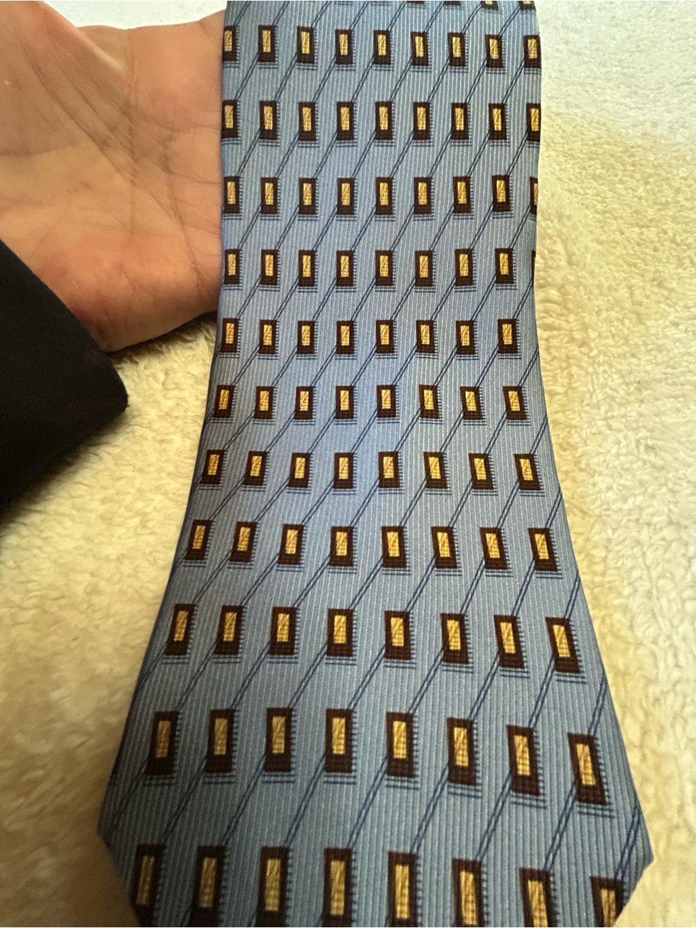 🎁3 for $30 - Classic Blue Necktie